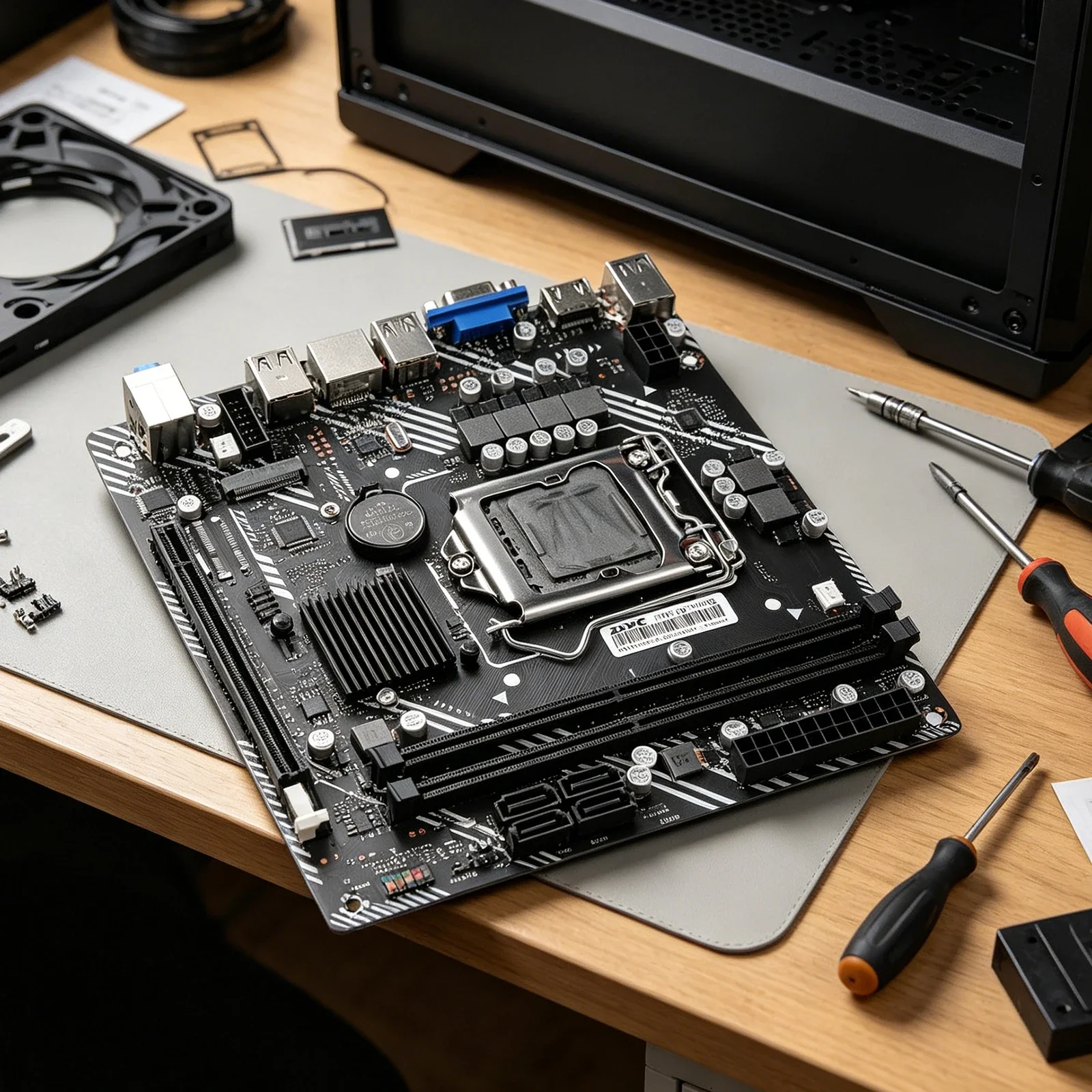 H311 Chipset ITX Motherboard Compatible with LGA 1155 Intel CPUs LGA 1155 Motherboard Socket for Home & Office PC Builds