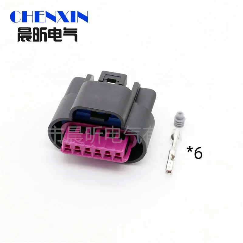 

car accessory 6pin auto electric female plug wire harness waterproof connector 15336013/15317832