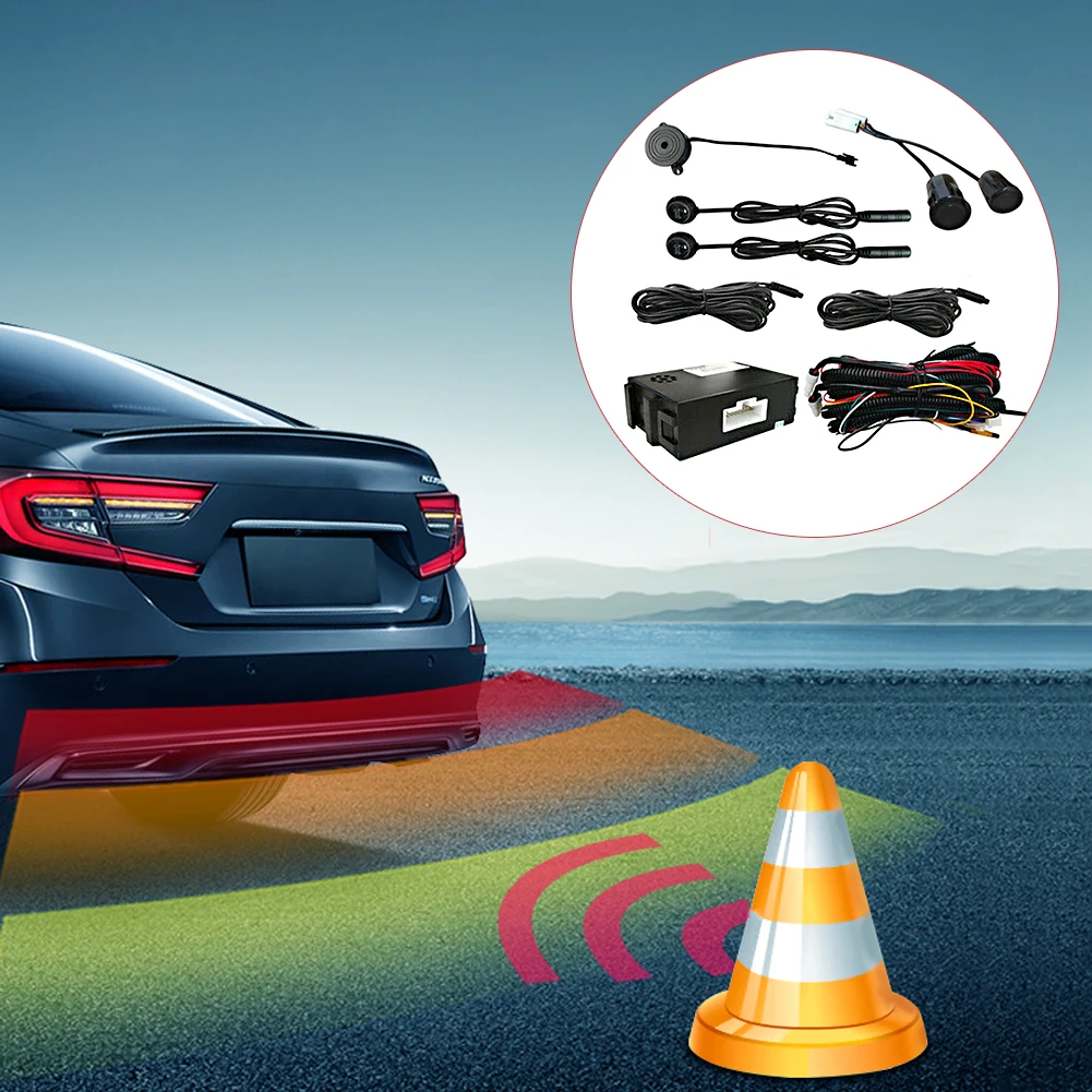 DC12V Car Blind Spot Monitoring System Ultrasonic BSM System Lane Change Reminding Driving Assistant Blind Spot Detection Sensor