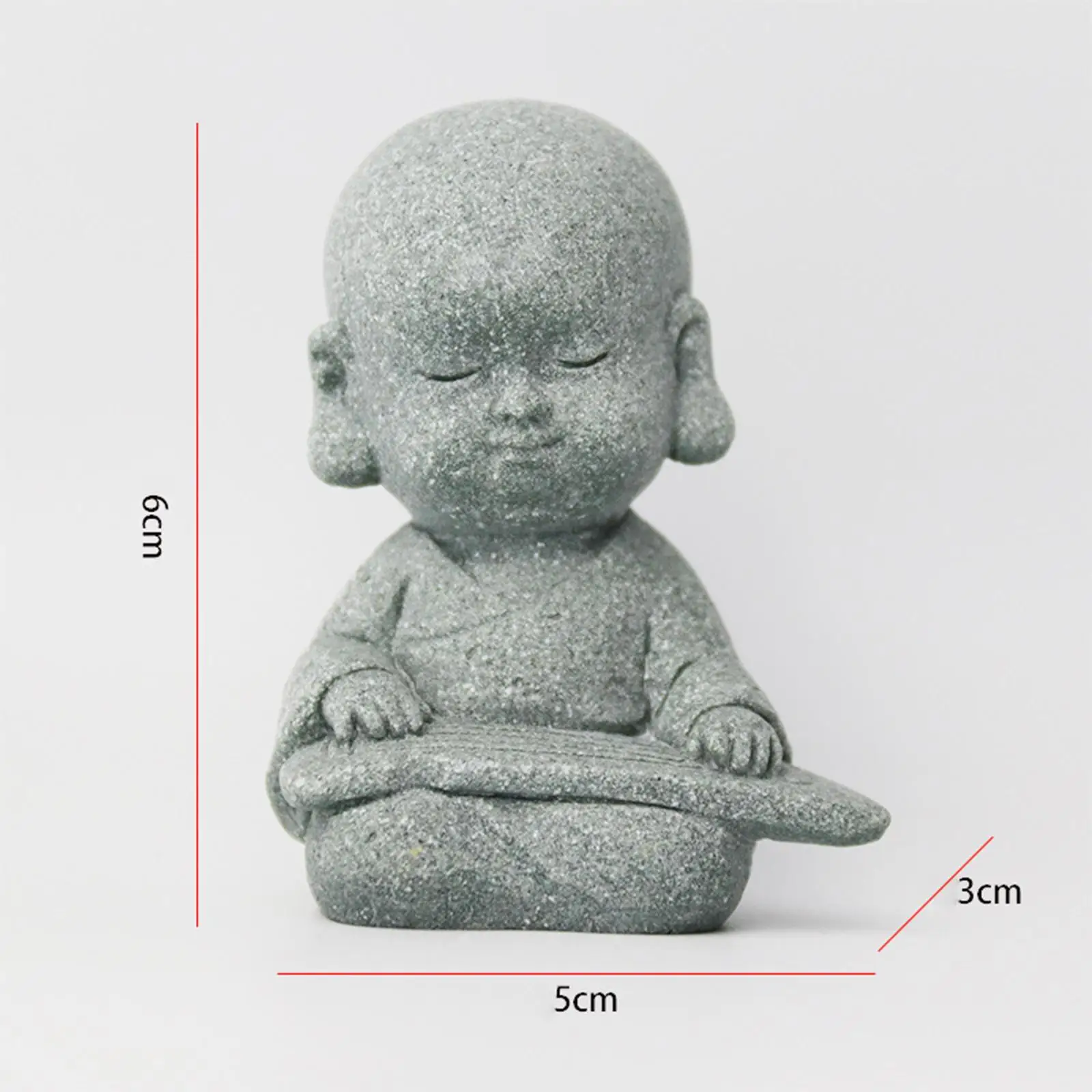 Adorable Buddha Statue Tea Pet Feng Shui Accessories for Car Ornaments view 3