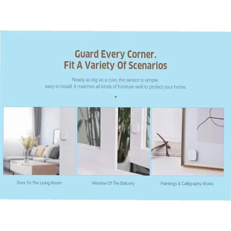 Aqara Vibration Shock Sensor Zigbee Motion Detection Alarm Monitor Built In Gyro Motion sensors for Xiaomi Home Homekit APP