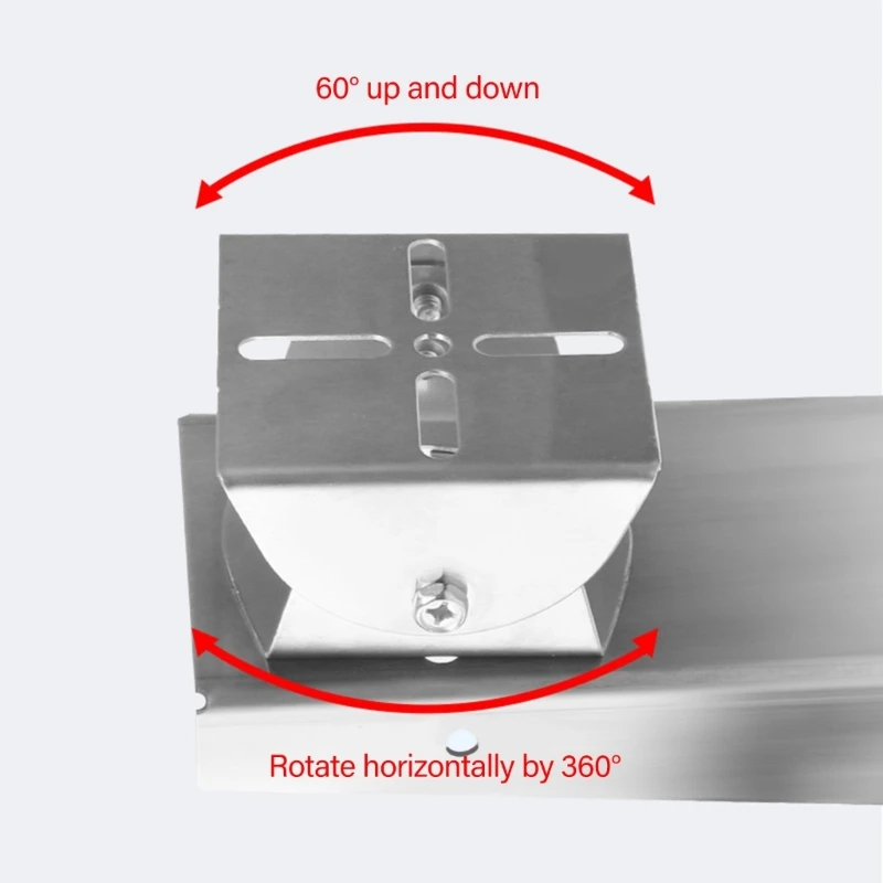 W89C Temperature Tolerant Stainless Steel Surveillances Camera Mount Rack for Industrial Monitoring Systems Easy Installation