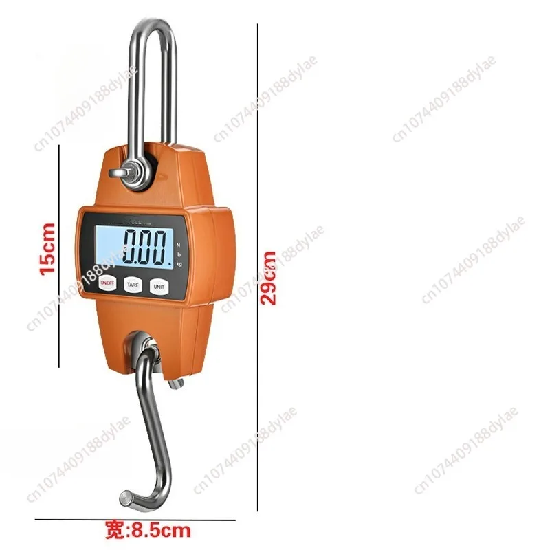 

High precision 300kg electronic hanging scale hanging scale electronic fishing hook industrial hanging scale household