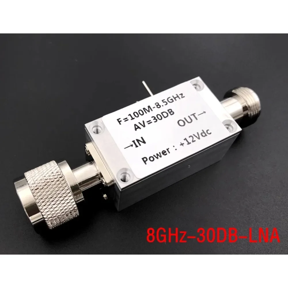 LNA 100MHz To 8.5GHz Low Noise Amplifier RF Amplifier CNC Shell High Linearity