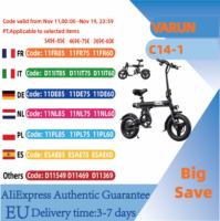 VARUN C14-1 Adult E-bike Peak 350W Powe Motor City ebike 36V 7.8Ah Battery Electric Bike 14 ''Tire Commuting Electric Bicycle