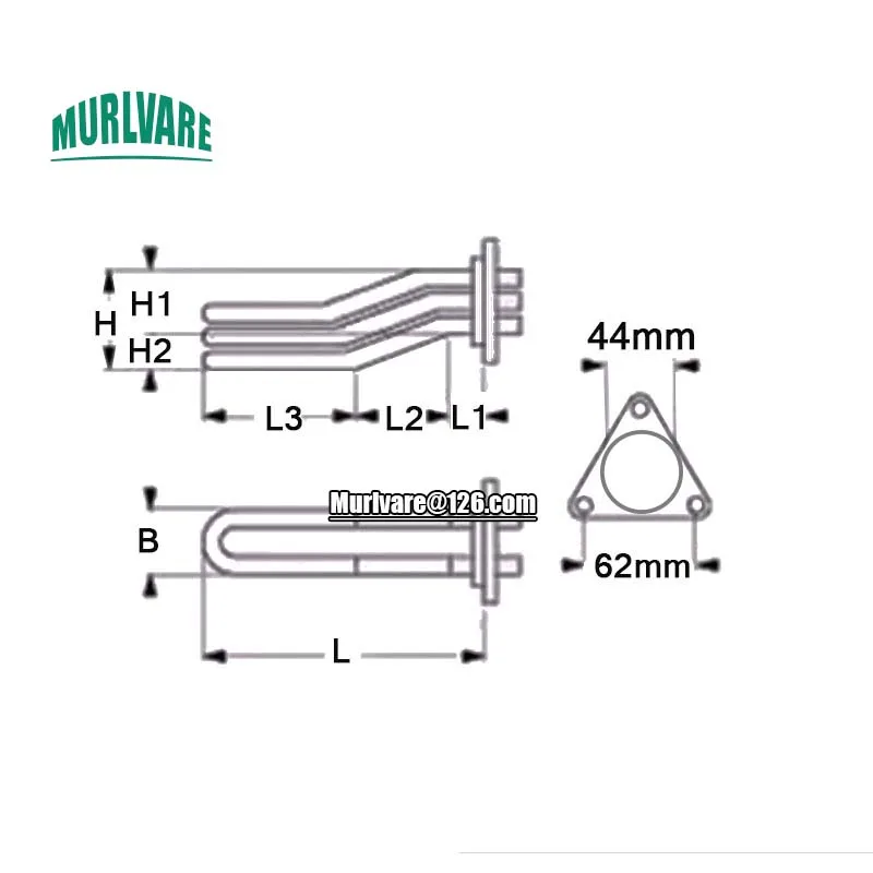 Coffee Espresso Machine Accessories Double-ended Heating Tube 230V 4300W Heater For RANCILIO EPOCA Semi-automatic Coffee Maker