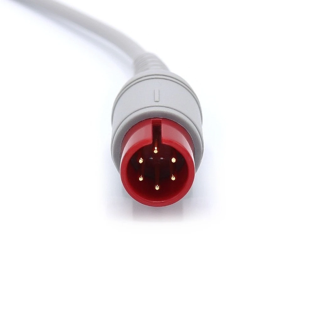 6 Pin IBP Adapter Cable 3.2m Invasive Bloods Pressure Transducer Connection Wire Medical Sensor Extension Cord