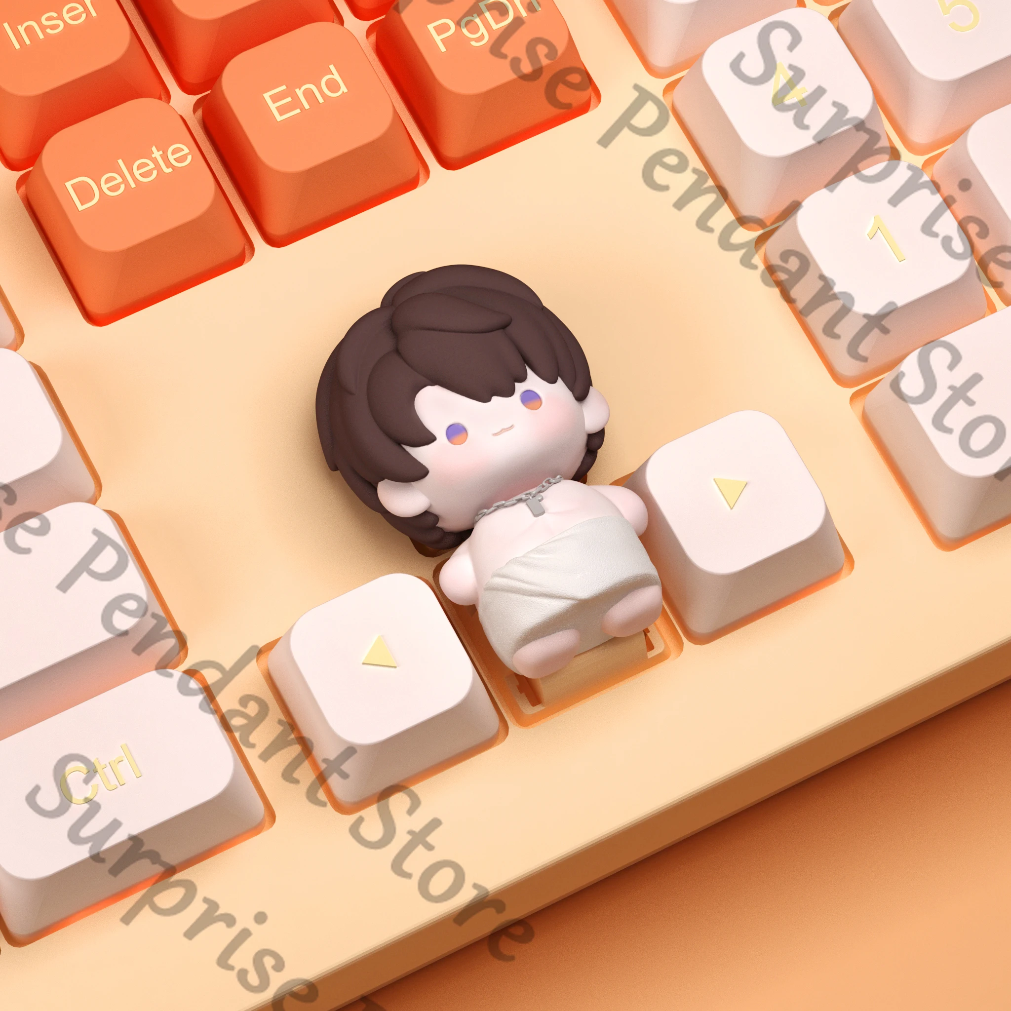 الحب والمساحة العميقة سيلوس رافاييل زين زافييه زميل ambitus لطيف منشفة استحمام نمط Q نسخة keycap هدية عيد ميلاد