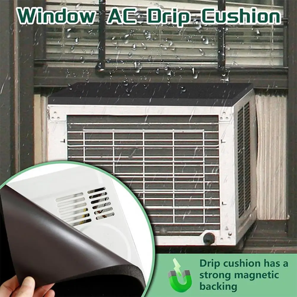 

Air Conditioner Unit Cover Magnetic Window Ac Cover Indoor Bedroom Setup Window Ac Unit Cover with Noise Reduction for Easy