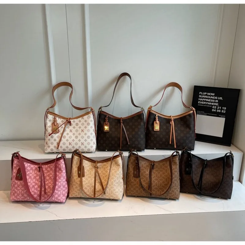 Simple High-End Fashion Diaper Bags For Ladies Parisian Elegant Tote Bag Large Capacity Crossbody Bag Luxury Brand Messenger