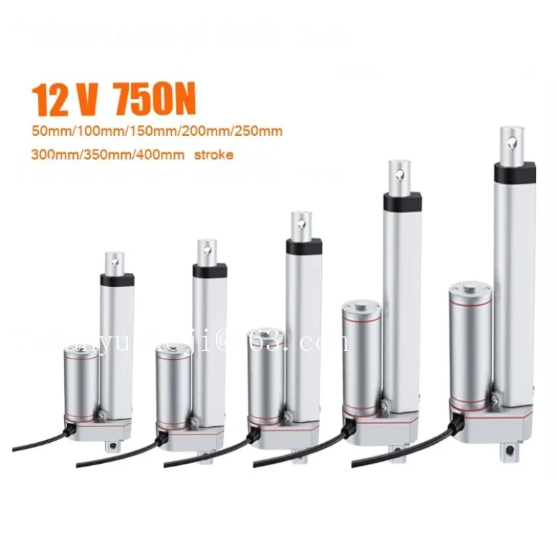 12v 24v Long Linear Actuator Wireless Remote Linear Actuator 100mm with Remote Linear Actuator