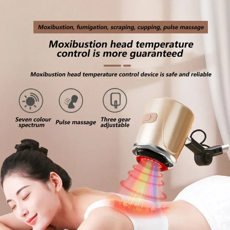 Moxibustion household instrument palace cold physiotherapy fumigation instrument box portable moxibustion health beauty