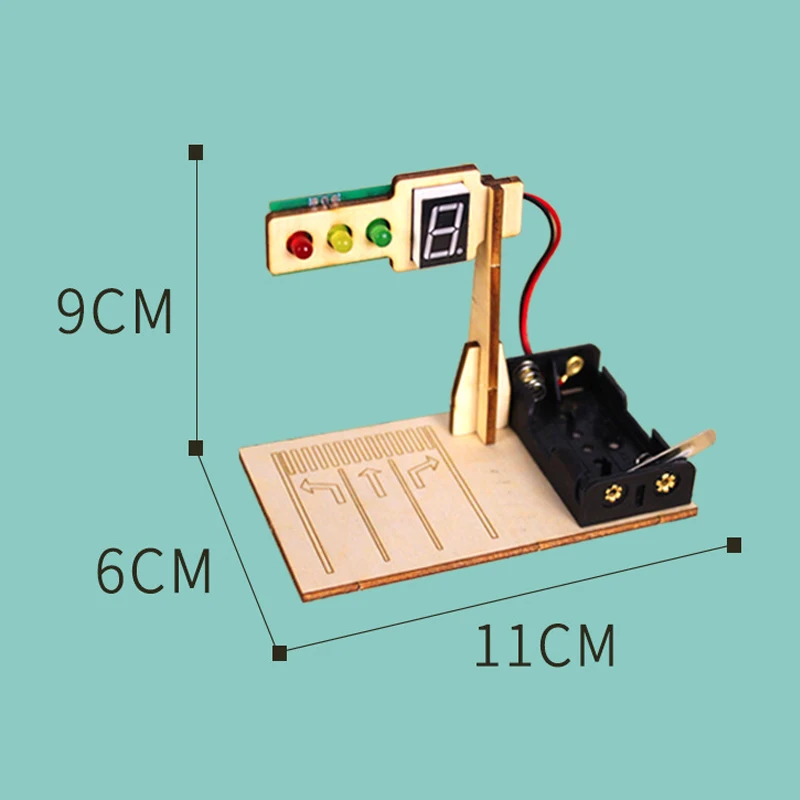 STEM 물리학 테크놀로지 가제트, 카운트다운 신호등 모델, 어린이 학습용 교육용 장난감