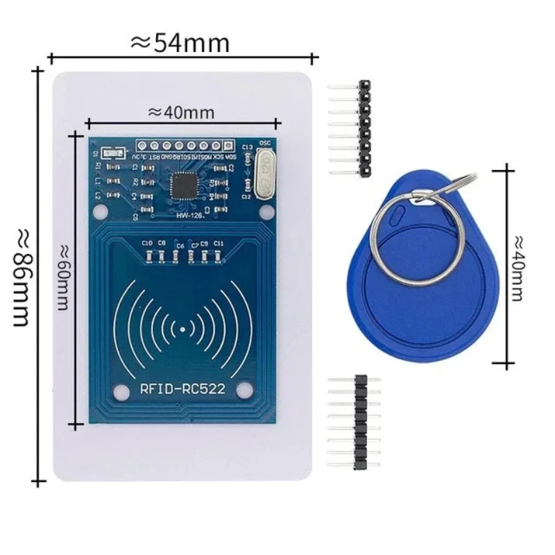 RFID IC Wireless Module MFRC-522 RC-522 RC522 IC KEY SPI Writer Reader IC Card Proximity for Arduino