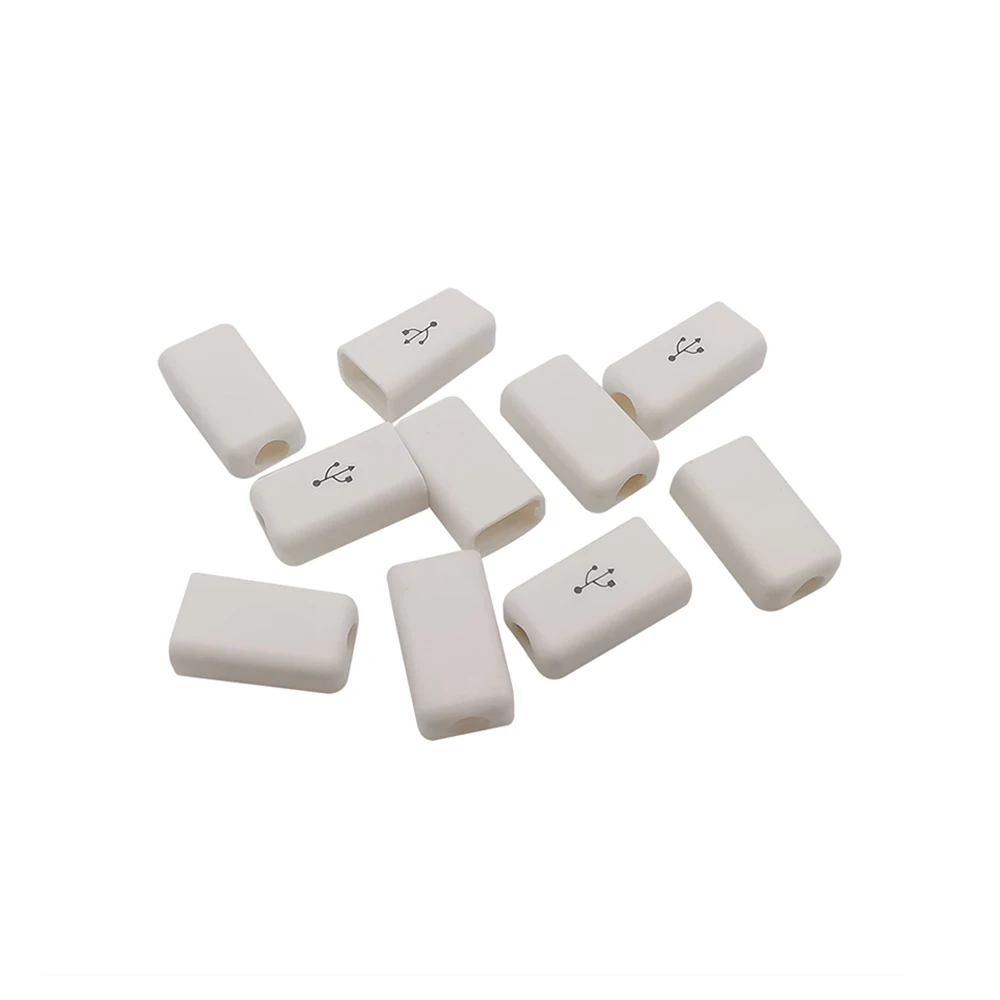 10Pcs Micro USB 5Pin Male Connectors Plug Black White Welding Type Data OTG Line Interface DIY Data cable Accessories