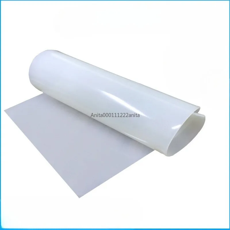 500*500mm White Silicone Rubber Sheet High Temperature Resistance Silica Gel Plate VMQ Pads Mats Thickness 0.5 1 1.5 2 3 4 5mm