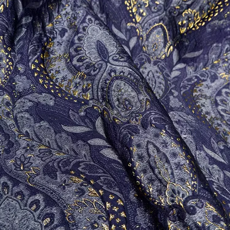 

Жаккардовая ткань, пальто в этническом стиле, дизайнерская одежда, ткани для шитья, оптовая продажа, ткань «сделай сам», материал по метрам