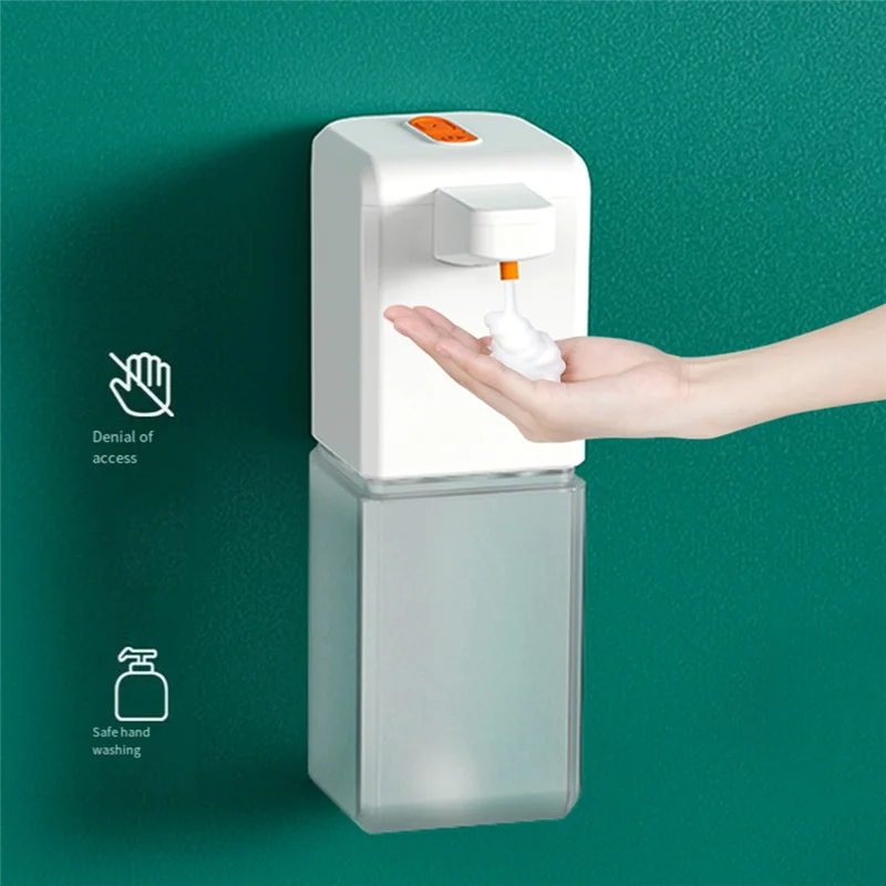 

AA05 Бесконтактный дозатор мыла Перезаряжаемый дозатор пенного мыла Дозатор мыла с 4 регулируемыми уровнями