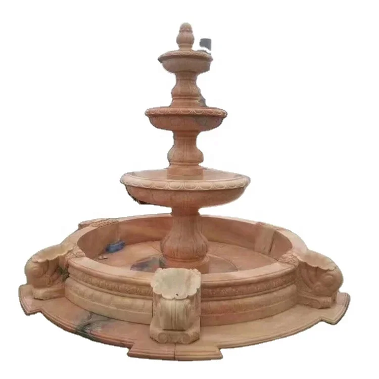 New Design Garden Stone Water Fountain Interior Water Fountains Outdoor Water Fountain with Horse