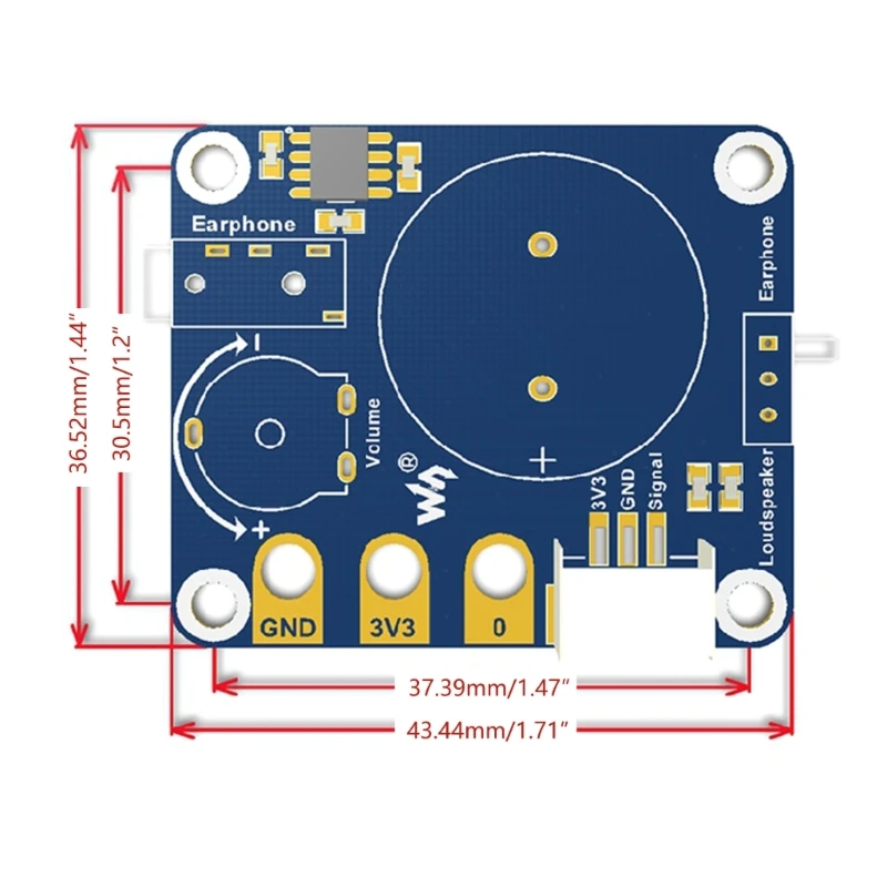 DIY Projects Amplifier Speaker Expansion Plate Modules Accessory Board for Micro bit Amplifier & Speaker Reliable Output