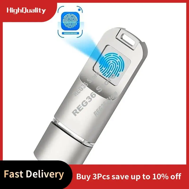 

Флэш-накопитель USB3.0 с отпечатками пальцев USB-флешка с отпечатками пальцев 64G Точная идентификация AIotn Ключ управления конфиденциальностью-ABFT
