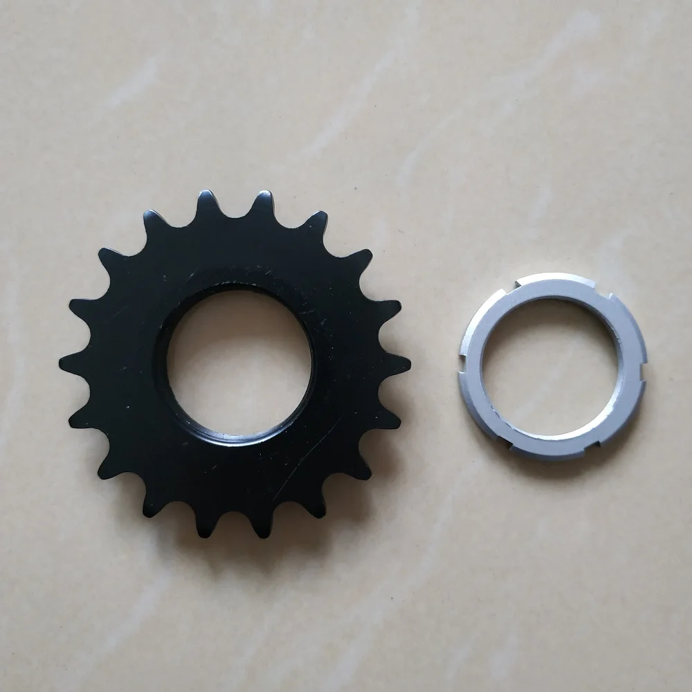 TRUYOU Fixed Gear Freewheel Bicycle 12T 13T 14T 15T 16T 17T 18T 19T Cogs Hub Lockring Single Speed Wheel Track Flywheel Steel