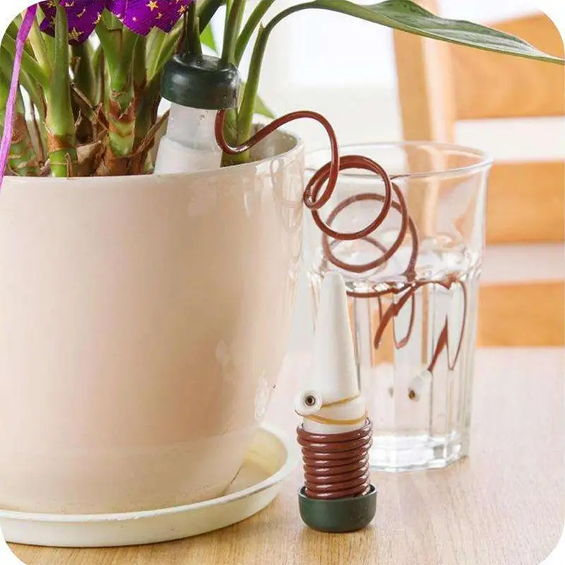 Ceramic Drip Irrigation Device, Automatic Potted Plant Waterer for Flower Pots and Gardening Use