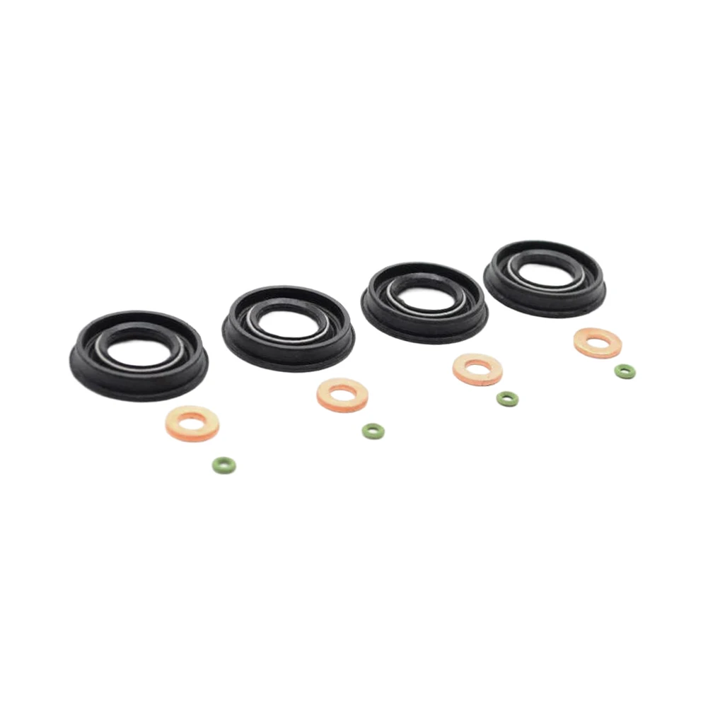 As Shown Fuel Injector Seal Engine Fuel Supply Seals Fuel Injector High Temperature Resistant Oil Resistant Material