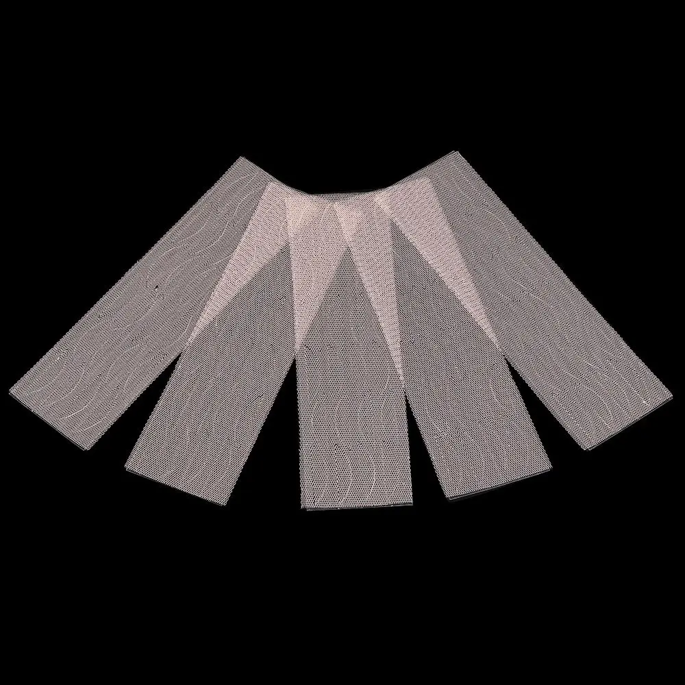 Magiczna koronka włóknista, naklejki na powieki z efektem dużych oczu, podwójnie składane, wąskie, niewidoczne taśmy.