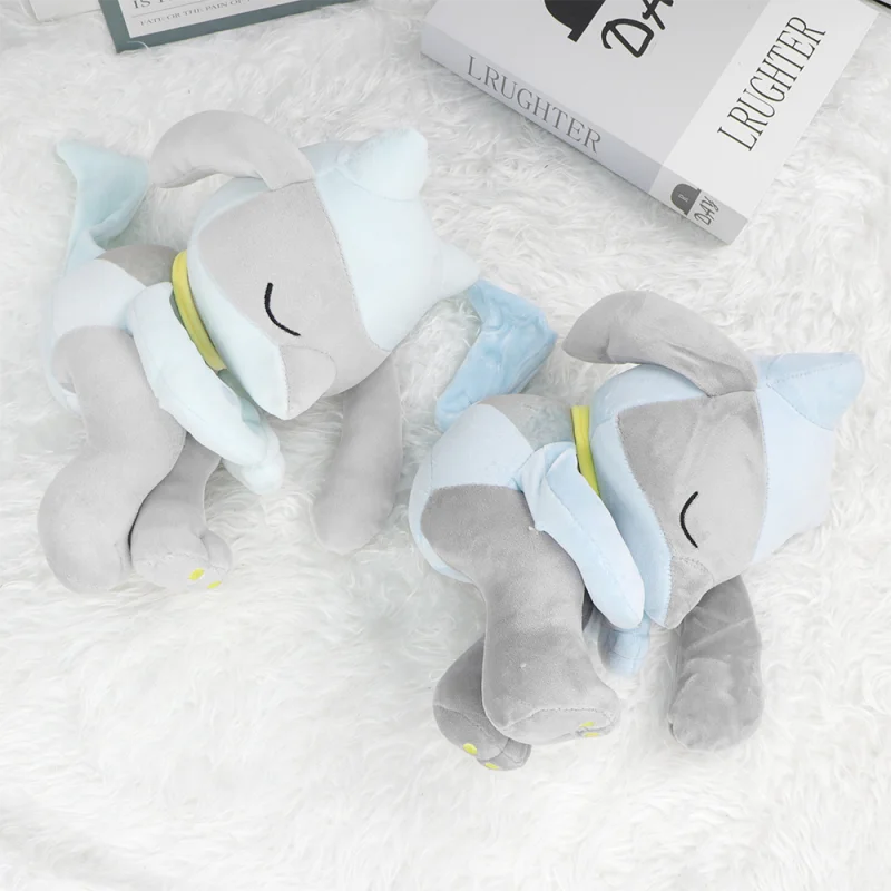 Pokemon Riolu Plush Toys Cute Lucario Stuffed Anime Peluche Soft Filling Sitting Sleeping Evolution Riolu Doll Gift For Children