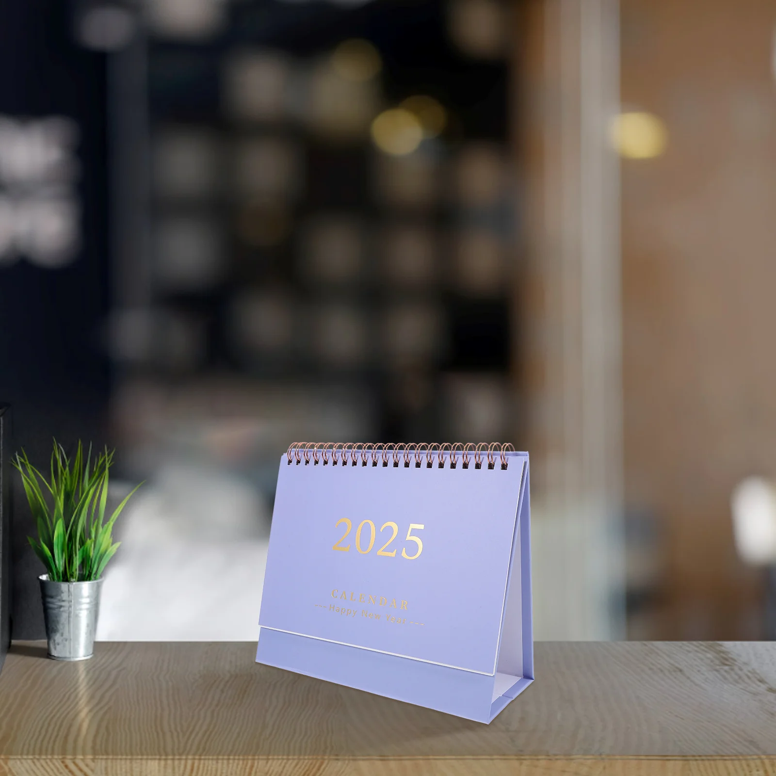 Kalender Meja Mini 2025, Perencana Bulanan Kecil untuk Meja Kerja, Kalender Lipat Berdiri untuk Dekorasi Rumah dan Kantor, Fungsional untuk Menunjukkan Tanggal