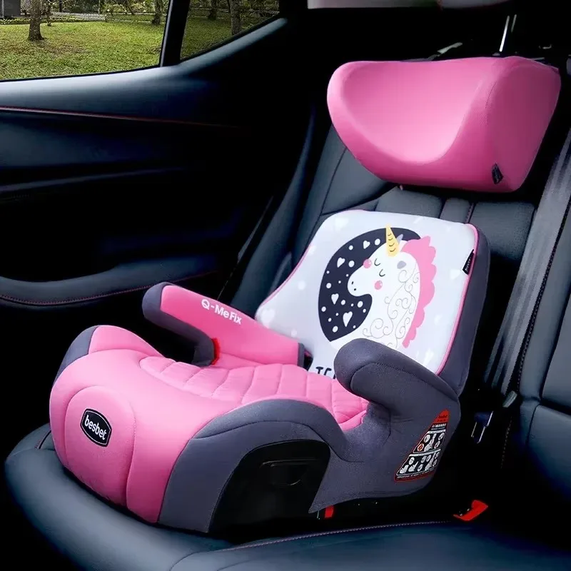 

Besbet Children's Car Safety Seats for Children Over 3 Years Old with Raised Cushions Easy To Carry in Car