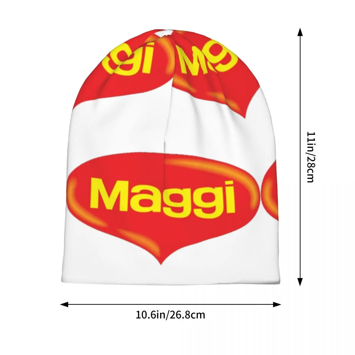 Lifetime Maggi Warm Knitted Cap Hip Hop Bonnet Hat Autumn Winter Outdoor Beanies Hats for Unisex Adult