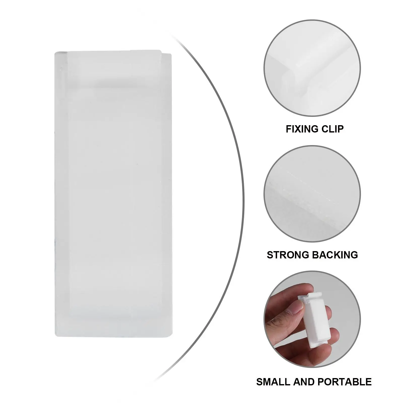 

50Pcs Cable Clamps Self-Adhesive Wiring Clips Durable Wire Organizers for Home Office Garage LED Strip Light Data Line Buckle