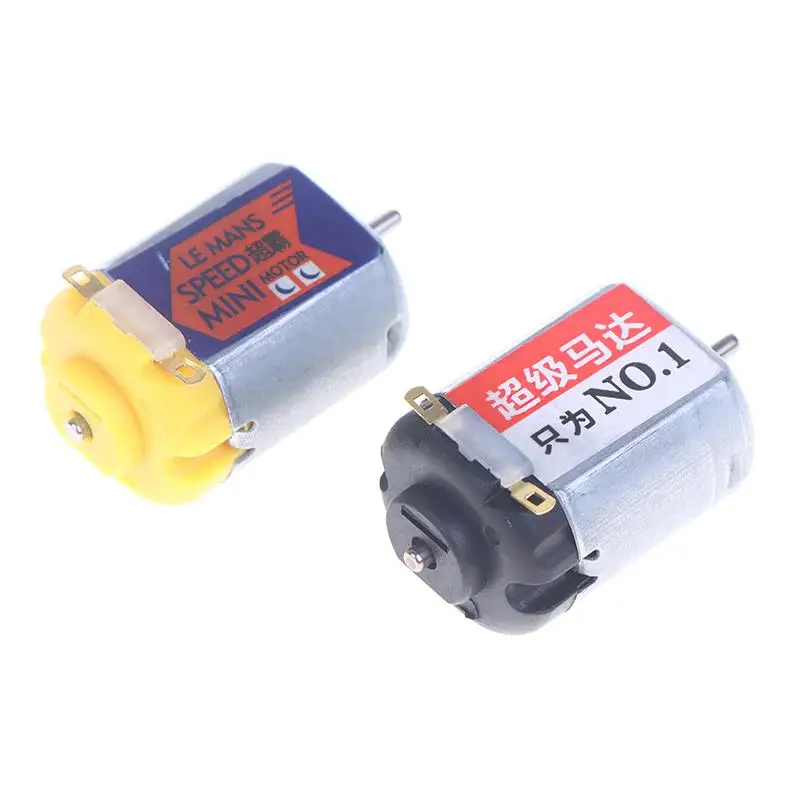DC 3-8.4V 45000RPM Mini 130 Carbon Brush Motor F-130 High Speed Strong Magnetic Micro Motor For Mini 4WD Racing Car Model Toy