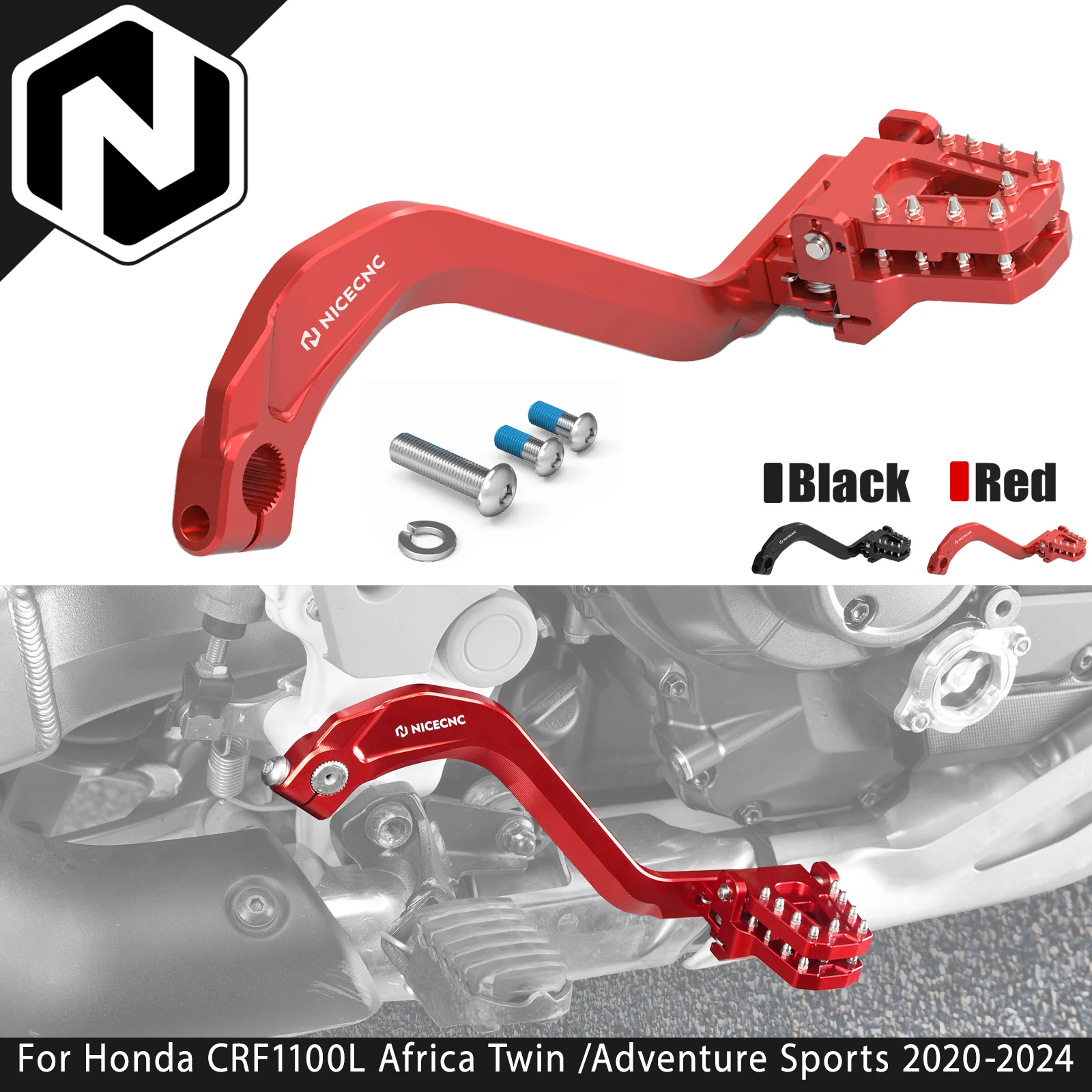 

Adjustable Rear Brake Pedal Lever For Honda CRF1100L Africa Twin /Adventure Sports Africa Twin CRF1100L CRF1000L Africa Twin/Adv