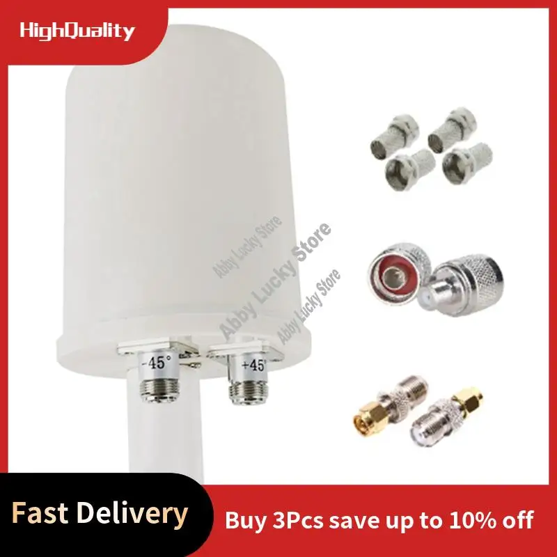 Feed 1700-4000Mhz 2G 3G 4G 5G LTE Outdoor Antenna Feed External Antenna Plastic 1Set-A79U