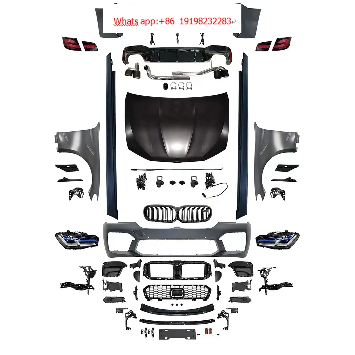Car Bumpers Body Kits F10 to G30 for F10 2011 2012 2013 2014 2015 2016 2017 Year Upgrade to G30 2022 M5 Model