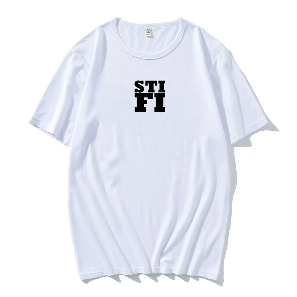 

Sticky Fingers STI FI Logo Print Tshirts Cotton Short Sleeve O-neck Male T-shirt Unisex Streetwear Graphic Tees Casual Loose Top