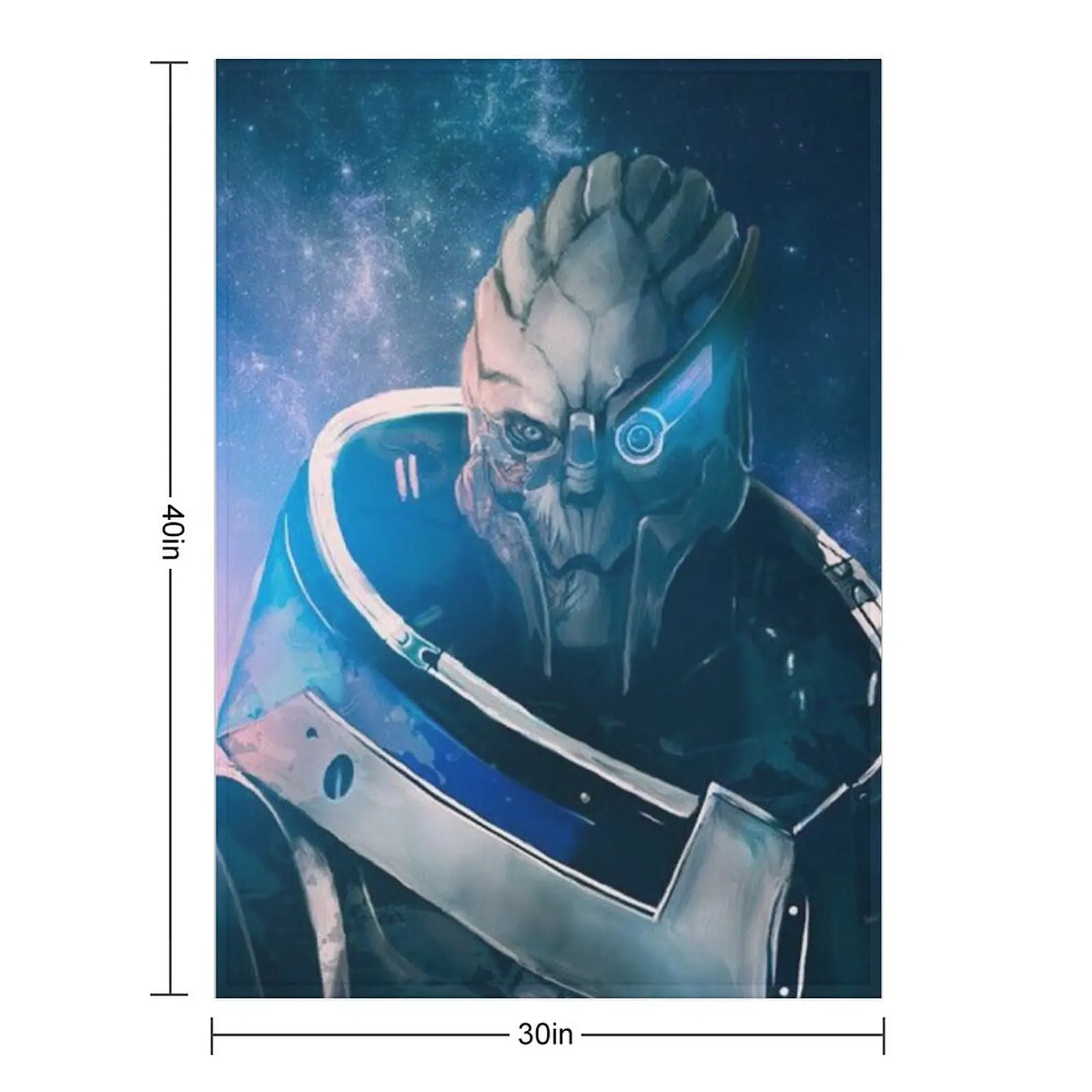 Garrus Vakarian Throw Blanket Quilt Sofas Extra Large Throw Moving Blankets