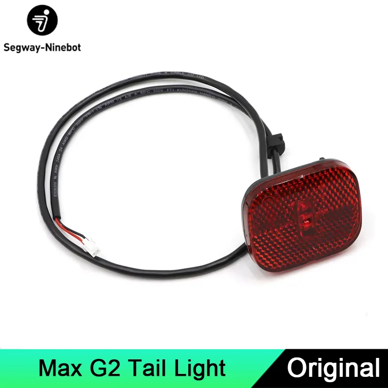 Original Warning Brake LED Lamp For Ninebot by Segway Max G2 G65 Electric Scooter Mudguard Tail Light KickScooter Accessories