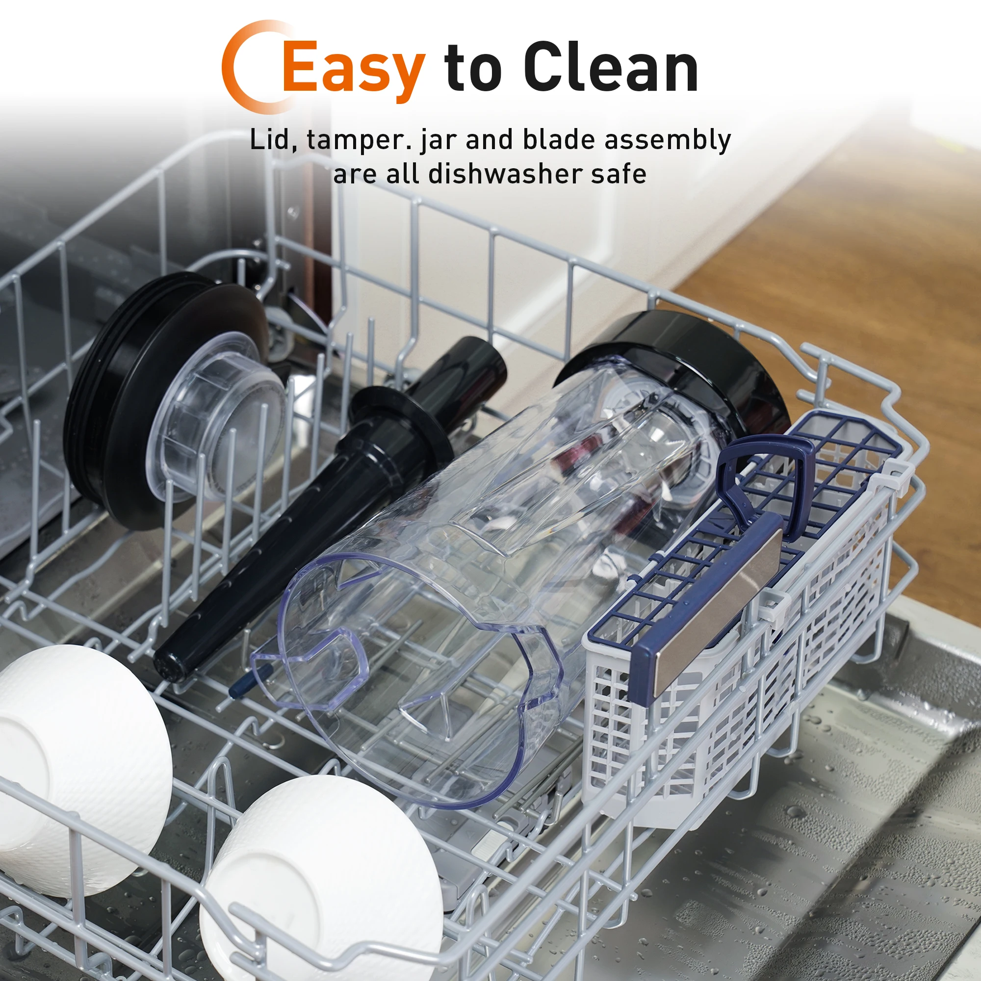 そりとスムージー用のjoyoungブレンダー、LEDスクリーン付き5プログラム68オンスブレンダー、スムージ1300w 10速ブレンダー