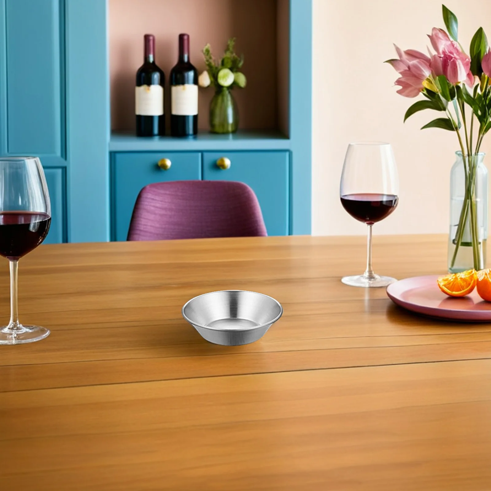 

12Pcs Aluminum Alloy Nonstick Egg Tart Mold Pastry Baking Set Mini Tart Shell DIY Oven Cake Mold Party Baking Accessories