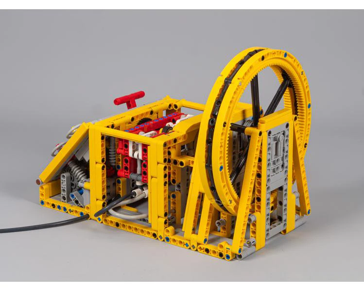 Technische Pneumatische Wiel Elektronische Tekening Puzzel Blok MOC-128169 993 Stuks Met Pneumatische Model Speelgoed Geschenken