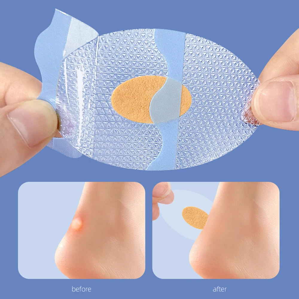 New Invisible Heel Stickers Multifunctional Antiwear Gel Heel Protector Foot Care Heel Liner Adhesive Blister Pads Shoes