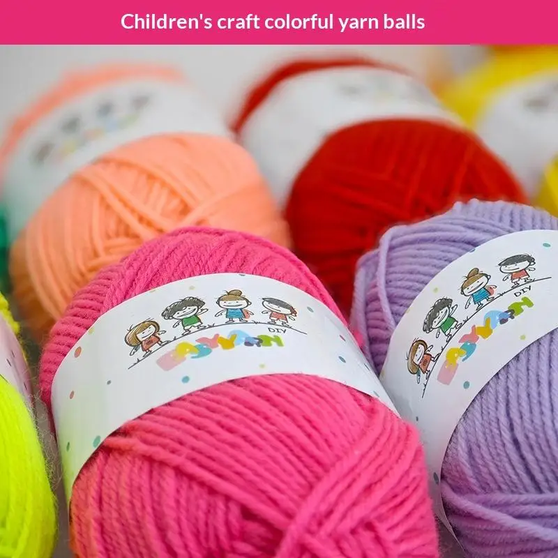 12/24 Farben Set DIY Strick- und Häkelgarn Weiches Strickgarn für DIY Nähen, Handarbeiten, Schal, Mütze, Puppen, Dekorationszubehör – Detail 7
