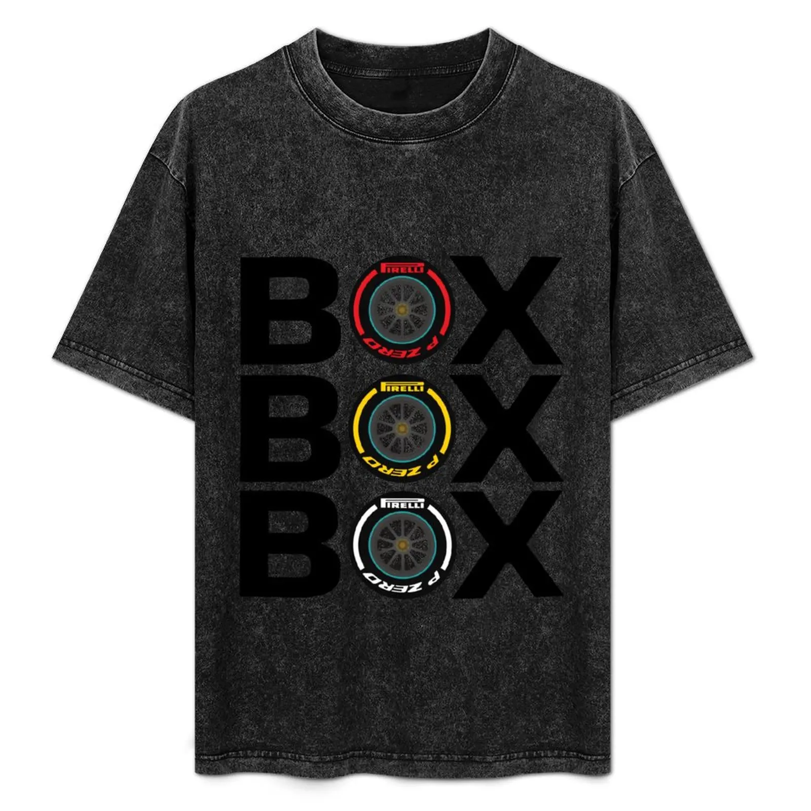 

BOX BOX BOX T-Shirt Abstract Pattern Print Top