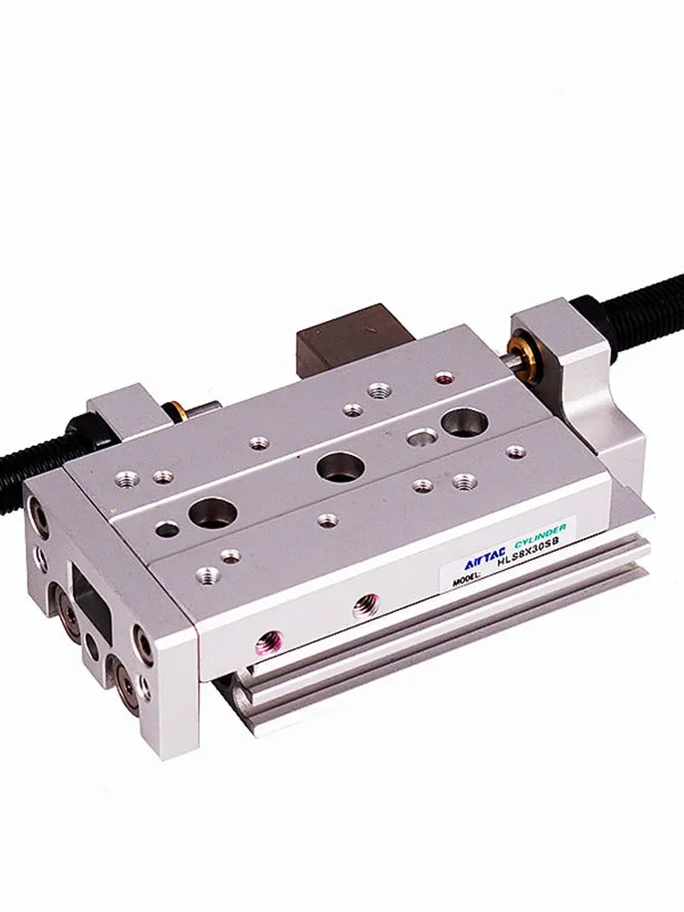 Compatible Linear Precision Slide Cylinder With Guide Rail HLS20X10S HLS20X20S HLS20X30S HLS20X40S HLS20X50S HLS20X75S HLS20X100