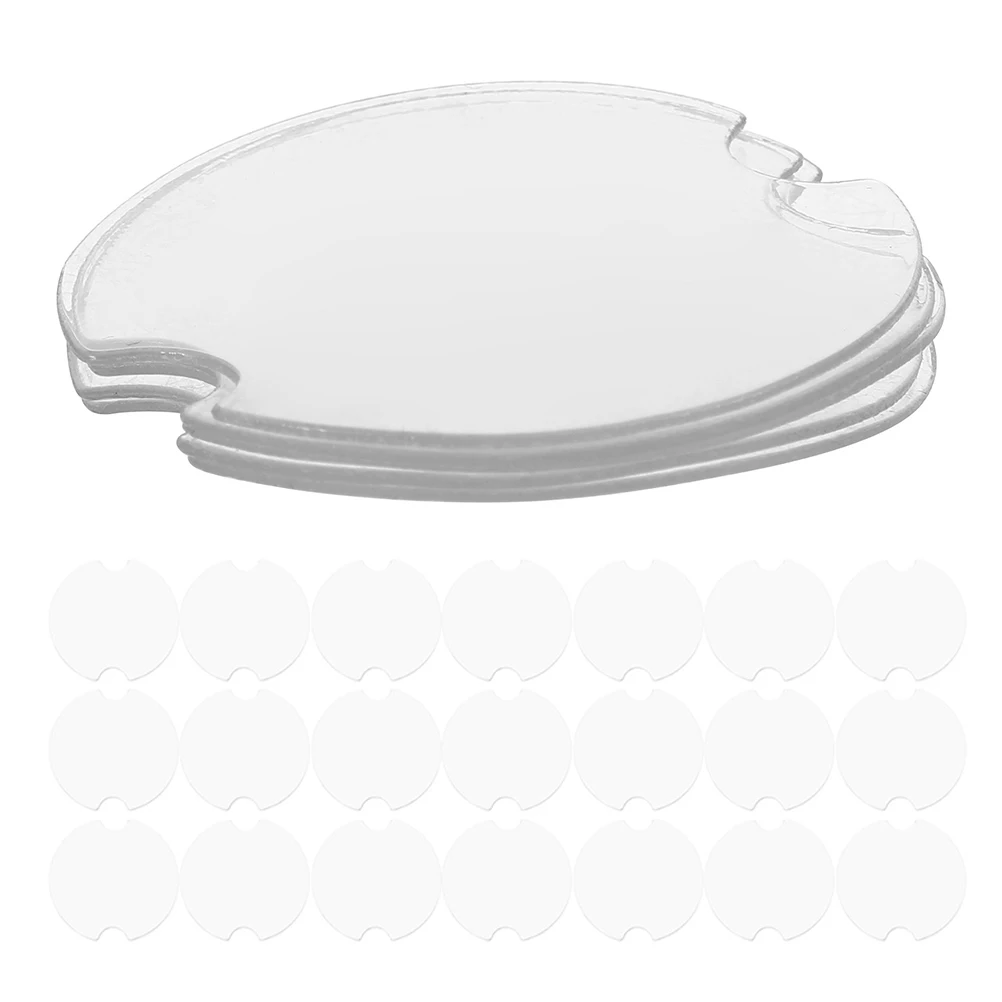 

50 Pcs Ring Display Cards Jewelry Accessories Plastic Organizer Tray for Packaging Exhibitions Storage Earring Holder