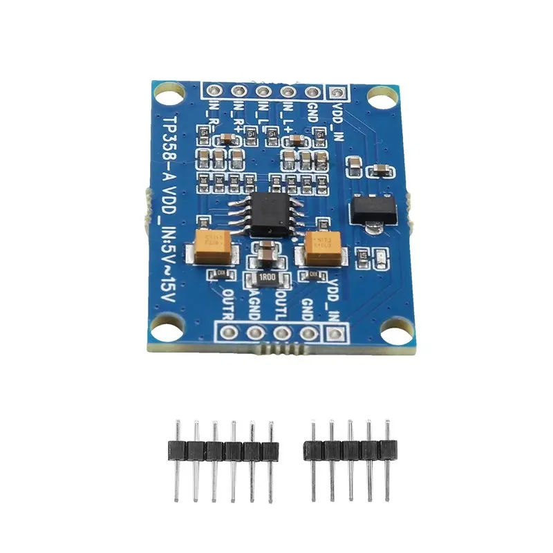 Reliable-Stereo Converter Board Balanced To Unbalanced, Differential Analog Audio To Single-Ended Output Module, 5V-15V DC,Stere
